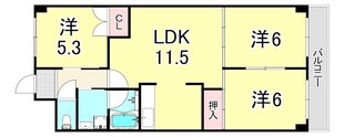 イプシロンC棟の物件間取画像